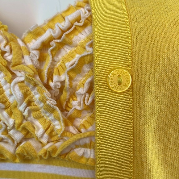 GAP RUFFLE CAMISOLE & CARDIGAN SET - Picture 5 of 10